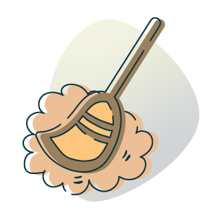 broom and dust icon