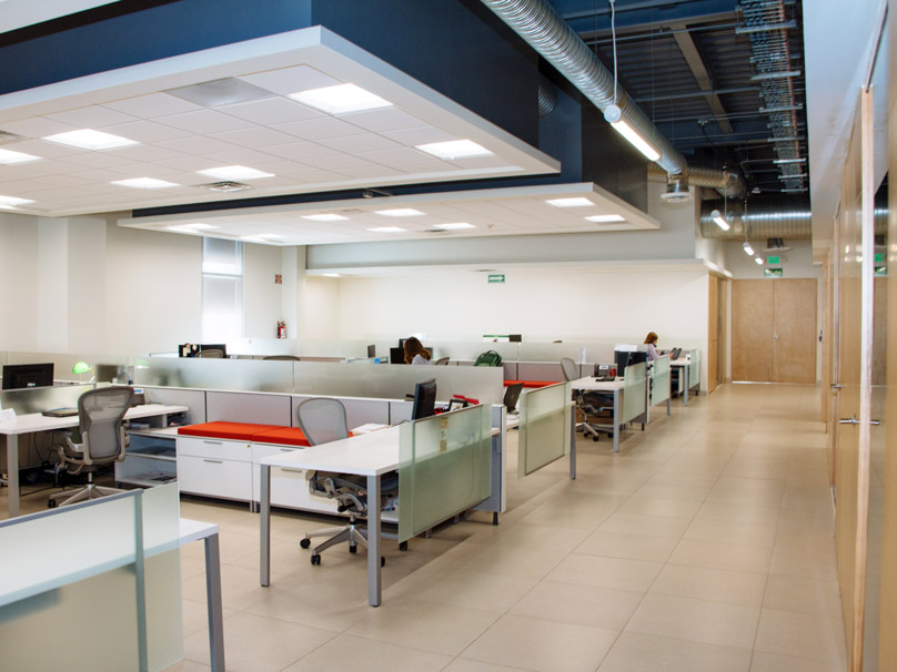 Interior of an office building