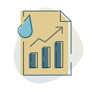 water bill increase icon