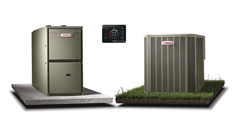 Heat pump and furnace