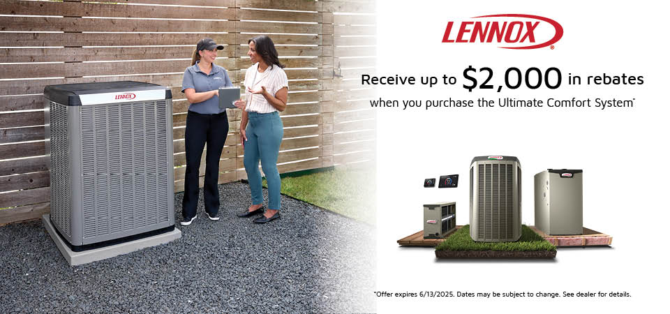 Lennox Spring promotion rebate only